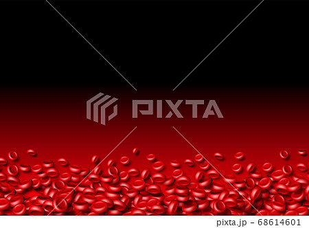 Blood cells or erythrocites flowing in abstract scientific background with medical or health theme Blood cells or erythrocites flowing in abstract scientific background with medical or health theme 68614601