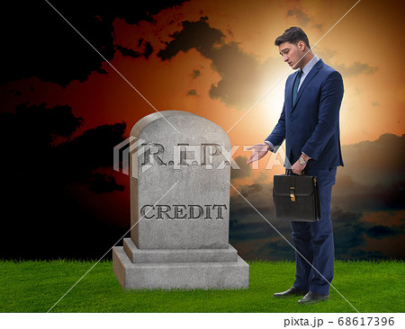 Insolvent businessman having difficulty raising finance for inve 68617396