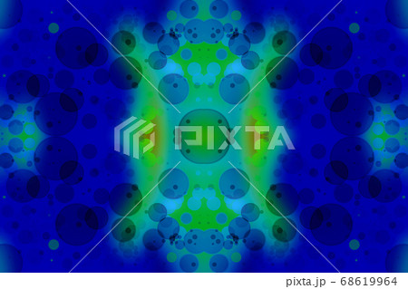 Blue kaleidoscope pattern as abstract background. Blue kaleidoscope pattern as abstract background. 68619964