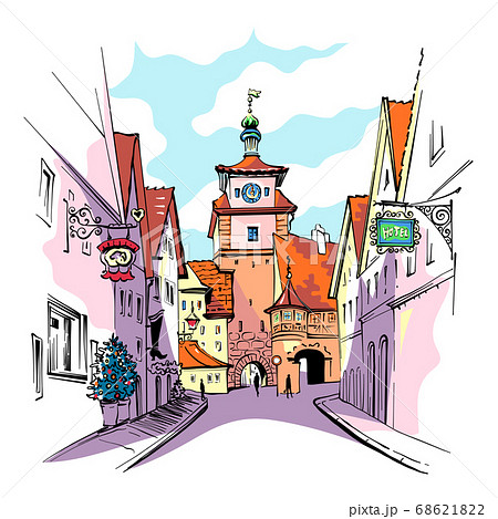 Rothenburg ob der Tauber, Germany 68621822