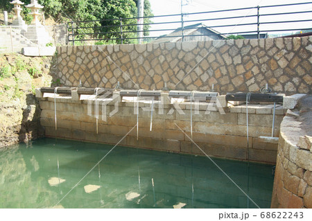 周防灘干拓遺跡高泊開作五挺唐樋　山陽小野田市 68622243