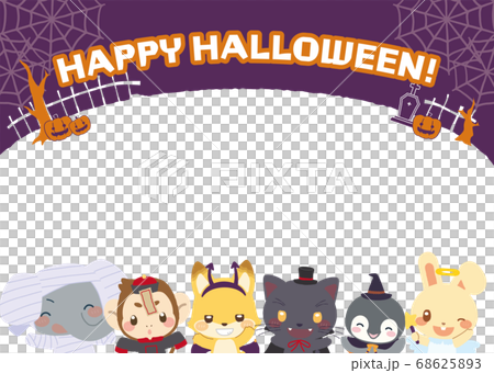 どうぶつさんハロウィン_ポスター風B1 68625893
