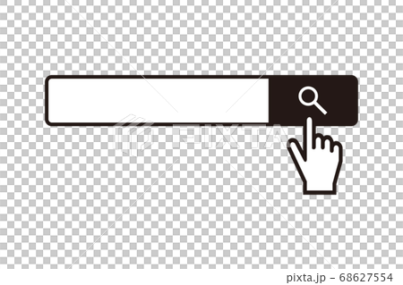 検索ボタンのイラスト 68627554