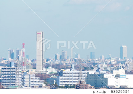 東京都内高層ビルの風景 東京都内高層ビルの風景 68629534