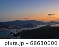 長崎稲佐山の夕暮れ 68630000