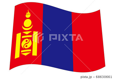 新世界の国旗2：3Ver波形　モンゴル