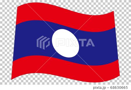 New World Flag 2:3Ver Waveform Laos New World Flag 2:3Ver Waveform Laos 68630665