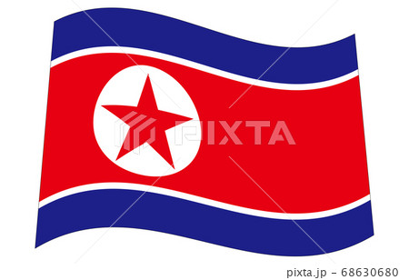 新世界の国旗2：3Ver波形　朝鮮民主主義人民共和国