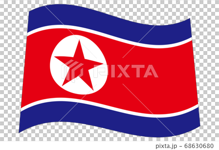 New World Flag 2:3Ver Waveform Democratic People's Republic of Korea 68630680