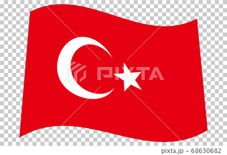 新世界の国旗2:3Ver波形 トルコ 新世界の国旗2:3Ver波形 トルコ 68630682