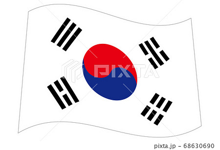 新世界の国旗2：3Ver波形　大韓民国