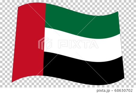 新世界の国旗2：3Ver波形　アラブ首長国連邦 68630702
