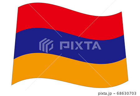 新世界の国旗2：3Ver波形　アルメニア 68630703
