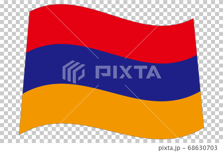 新世界の国旗2：3Ver波形　アルメニア 68630703
