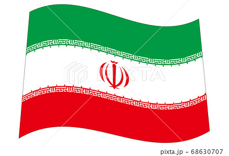 新世界の国旗2:3Ver波形 イラン 新世界の国旗2:3Ver波形 イラン 68630707