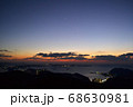 長崎稲佐山から見る金星と長崎湾 68630981
