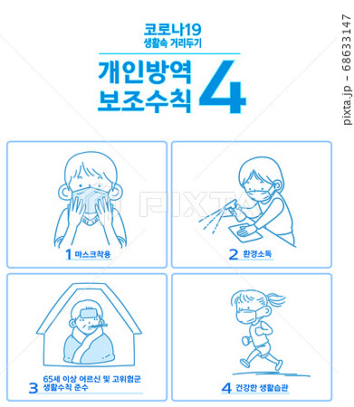 Social distancing concept, people to protect from COVID-19 illustration 014 Social distancing concept, people to protect from COVID-19 illustration 014 68633147
