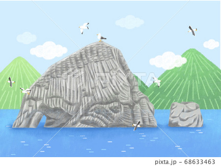 Beautiful Islands in S. Korea,  Ulreung-do and Dok-do illustration 007 68633463