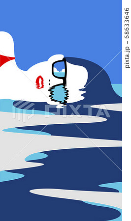 Summer tropical background design illustration 007 68633646