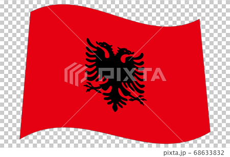 New World Flag 2:3Ver Waveform Albania 68633832