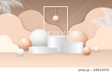 Abstract Mock up scene Vector illustration with 68634050