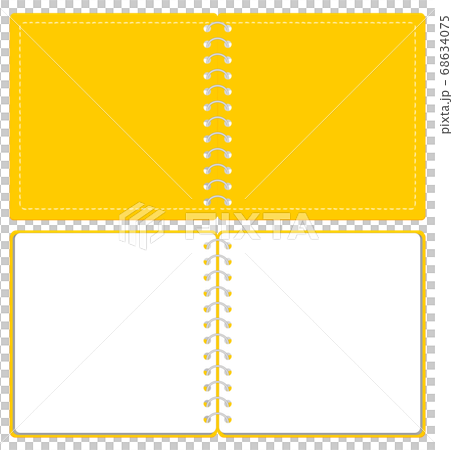 寫生簿環筆記本封面和頁面設置插圖矢量*平方大小 寫生簿環筆記本封面和頁面設置插圖矢量*平方大小 68634075