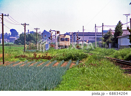 鉄道 私鉄:東武熊谷線 (妻沼線) キハ2000形妻沼~大幡 間 鉄道 私鉄:東武熊谷線 (妻沼線) キハ2000形妻沼~大幡 間 68634204