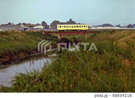 鉄道 私鉄:東武熊谷線 (妻沼線) キハ2000形 妻沼~大幡 間 鉄道 私鉄:東武熊谷線 (妻沼線) キハ2000形 妻沼~大幡 間 68634218