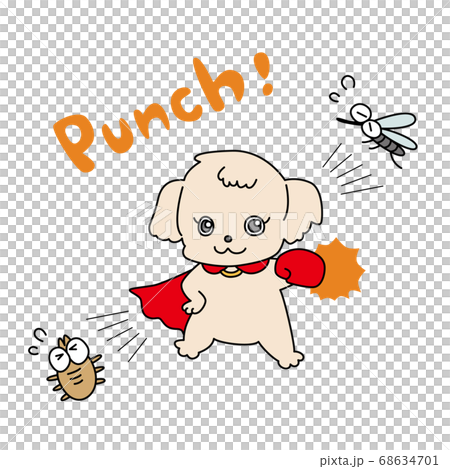 Dogs (brown) that beat pests (mosquitoes and ticks) Dogs (brown) that beat pests (mosquitoes and ticks) 68634701