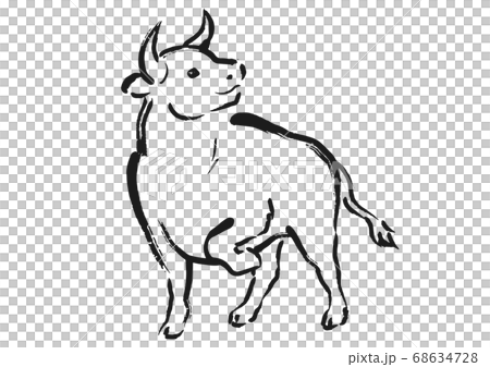 Cow illustration 01 68634728