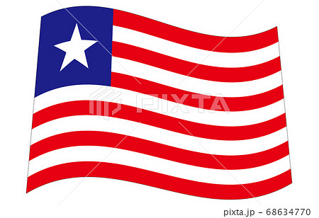 新世界の国旗2:3Ver波形 リベリア 新世界の国旗2:3Ver波形 リベリア 68634770