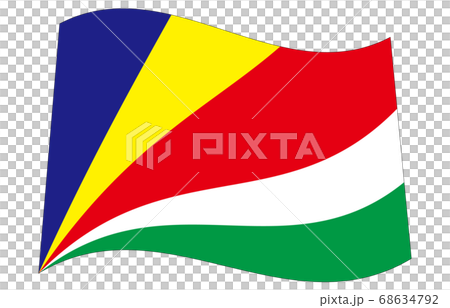 新世界の国旗2：3Ver波形　セーシェル 68634792