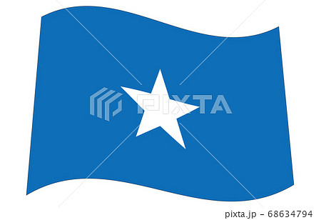 新世界の国旗2：3Ver波形　ソマリア 68634794