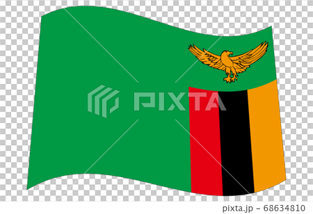 New World Flag 2:3Ver Waveform Zambia 68634810
