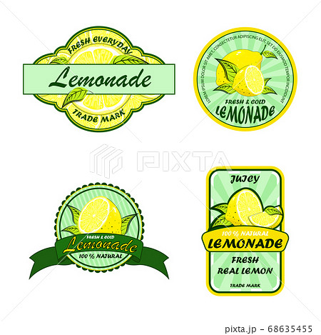 lemonade badges vector 68635455