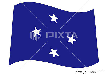 新世界の国旗2：3Ver波形　ミクロネシア連邦