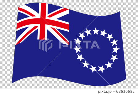 New World Flag 2:3Ver Waveform Cook Islands 68636683