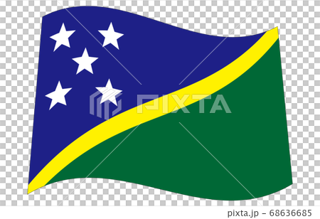 New World Flag 2:3Ver Waveform Solomon Islands 68636685