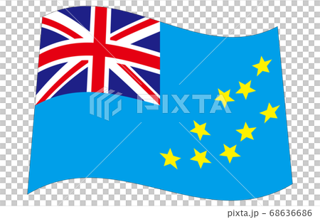 New World Flag 2:3Ver Waveform Tuvalu 68636686