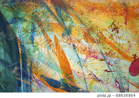 抽象的な色のテクスチャ 1 The abstract color texture 68636864