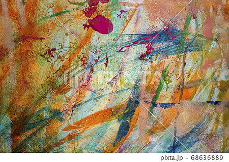 抽象的な色のテクスチャ 12 The abstract color texture 68636889