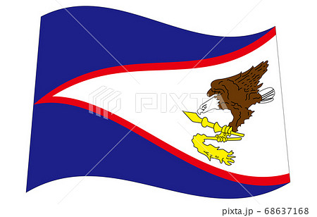 新世界の国旗2:3Ver波形 アメリカ領サモア 新世界の国旗2:3Ver波形 アメリカ領サモア 68637168