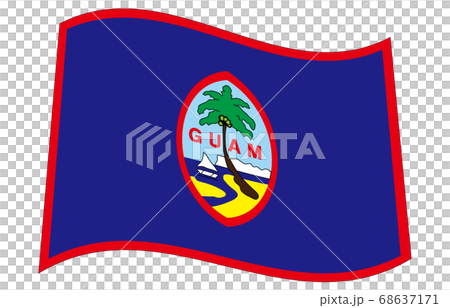 New World Flag 2:3Ver Waveform Guam New World Flag 2:3Ver Waveform Guam 68637171