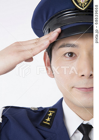 男性警察官の写真素材