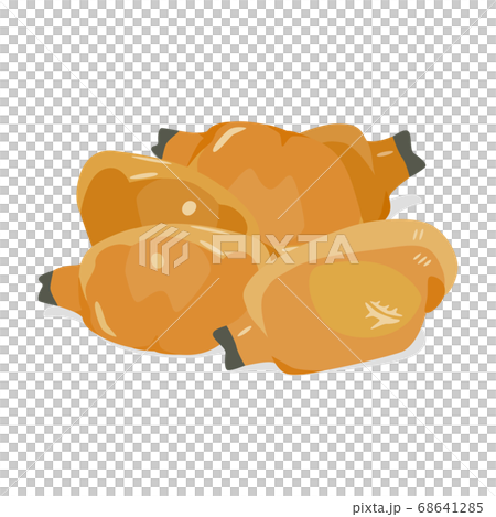 おにぎりの具のあさりの佃煮のイラスト。 68641285