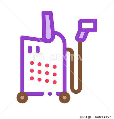 electronic equipment for depilation icon vector outline illustration 68643457