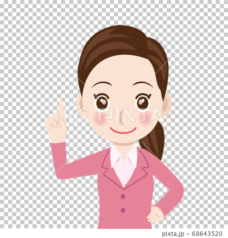 一個女人指著第一名商人的矢量圖商人商人老師講師辦公室工作人員破產白背 68643520