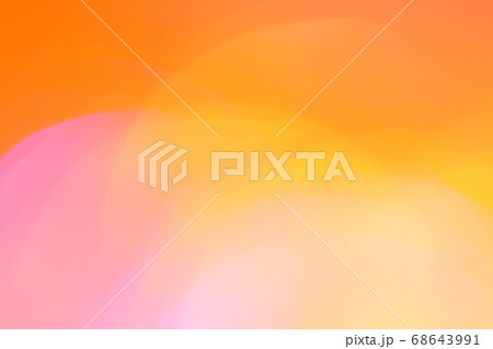 抽象的背景素材　赤色・黄色系　丸ボケ・玉ボケ　 68643991