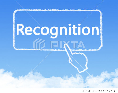 recognition message cloud shape recognition message cloud shape 68644243