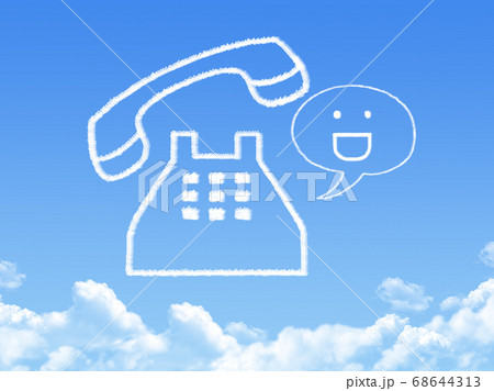 phone cloud shape phone cloud shape 68644313